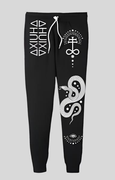 Golden Serpent Fleece Joggers