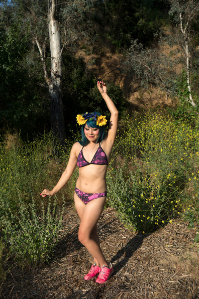The Desert Bloom Triangle Top