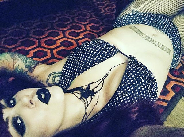 Zodiac Cipher High Waisted Cheeky Bottoms