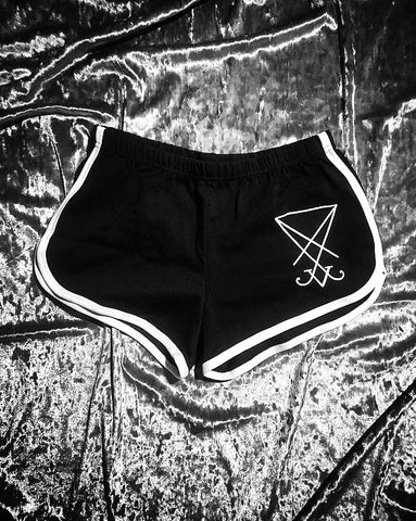 Retro Shorts- Sigil of Lucifer