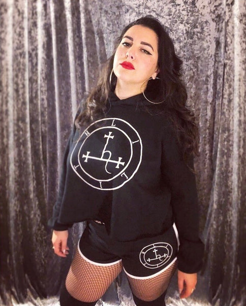 LIlith Crop Top Hoodie